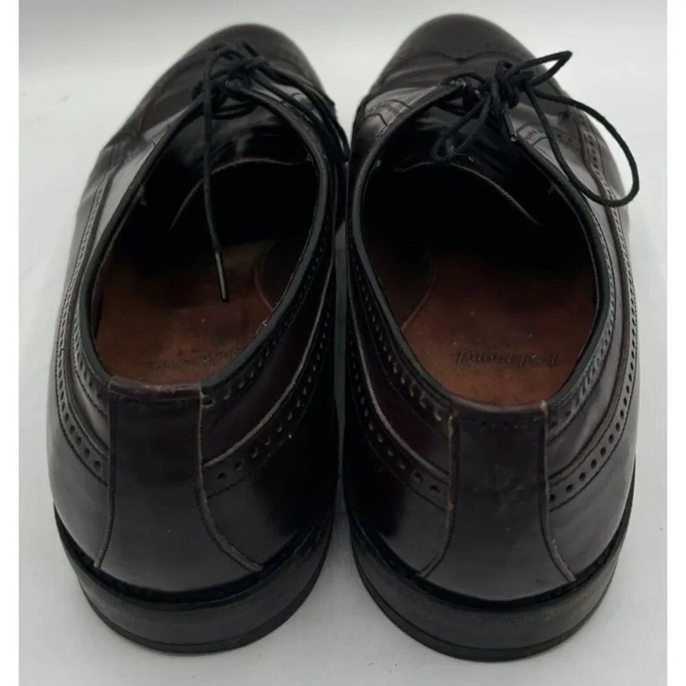 Allen Edmonds Richmond 8477 Longwing Wingtip Burgundy Oxford Size 9D‎